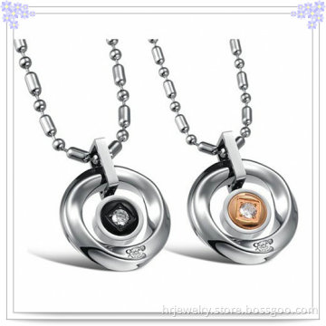 Fashion Jewelry Pendant Stainless Steel Lovers Necklace (HR2134)